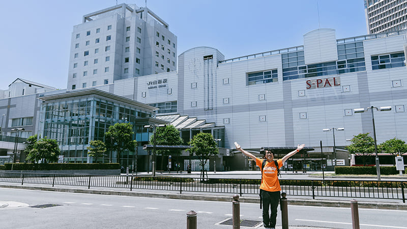 山形駅　筆者